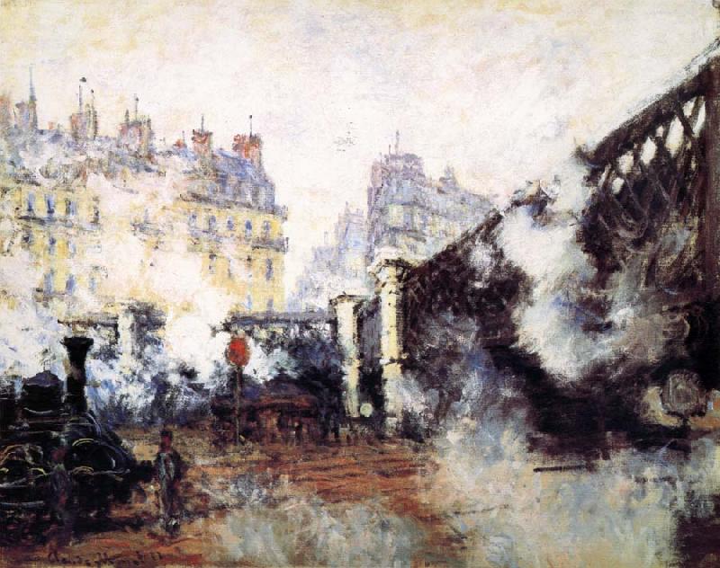 Claude Monet Le Pont de L-Europe,Gare Saint-Lazare